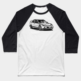 EUROBEAT INTENSIFIES - Lancer Evolution IV CN9A full-body version Baseball T-Shirt